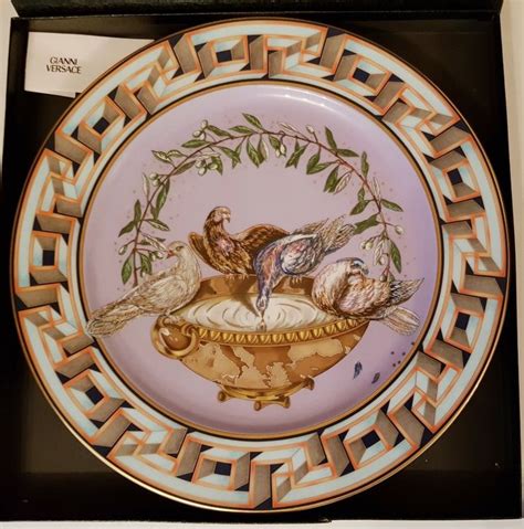 rosenthal versace christmas plates|gianni Versace dinner plate set.